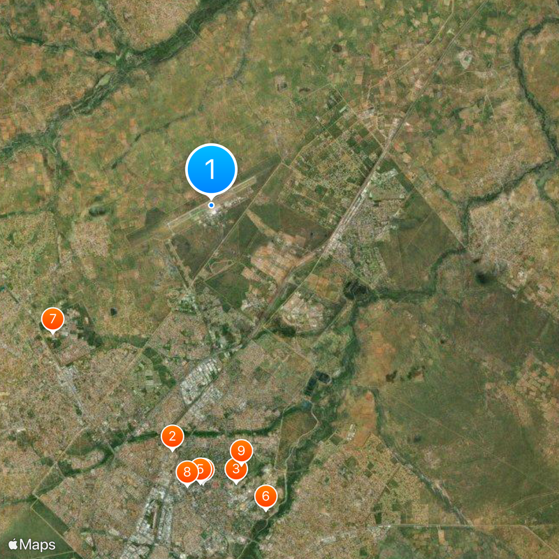 Sir Seretse Khama International Airport Map
