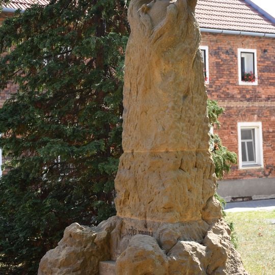 Monument to Jan Hus in Bohuňovice