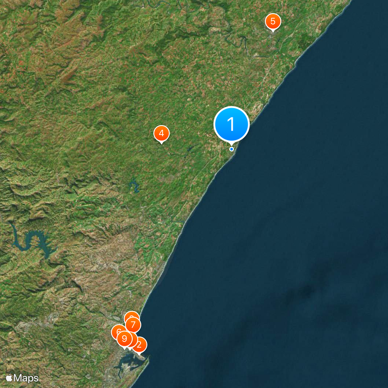 Ballito Map