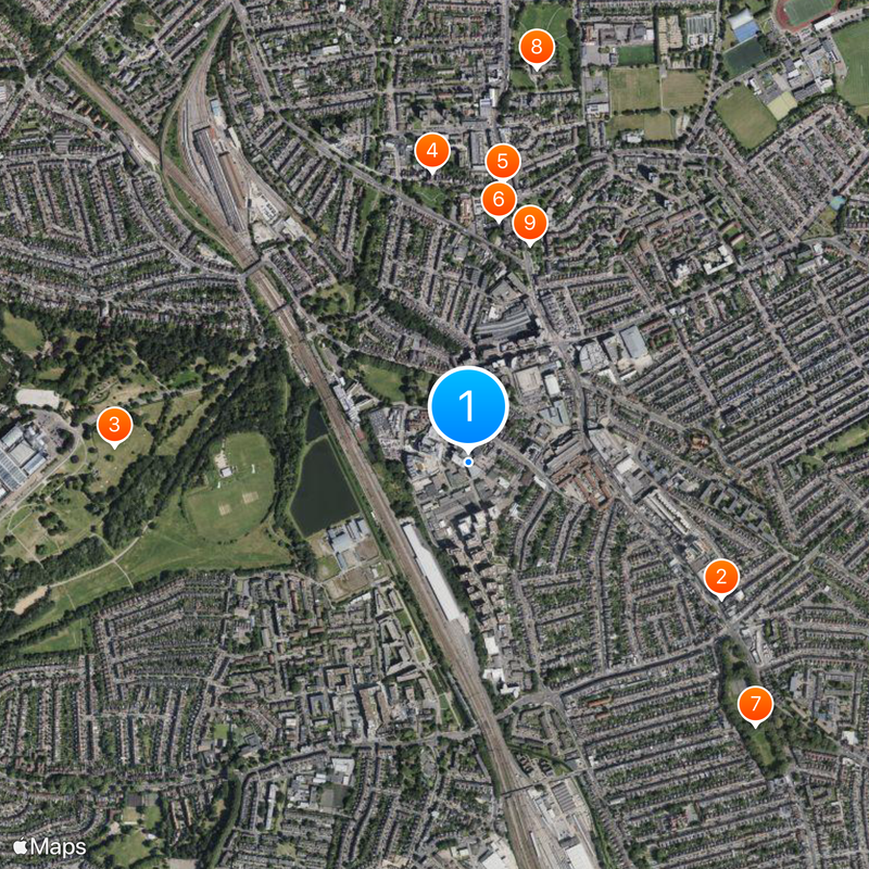 Mountview Academy of Theatre Arts Map