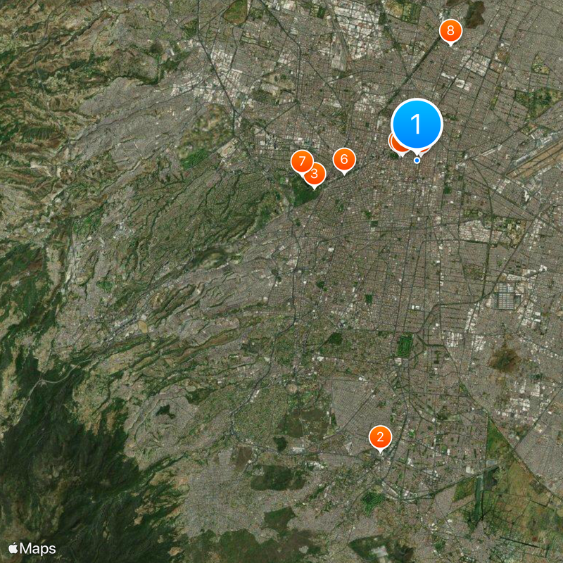Cidade do México Mapa