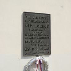 Pamětní deska Oldřicha Hornofa