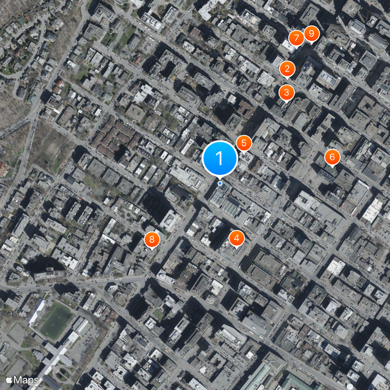 Montreal Museum of Fine Arts Map