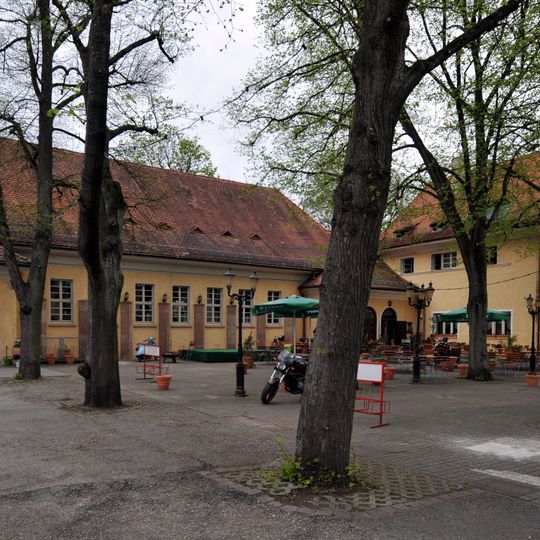 Gaststätte und Gemeindesaal der Siedlung Buchenbühl
