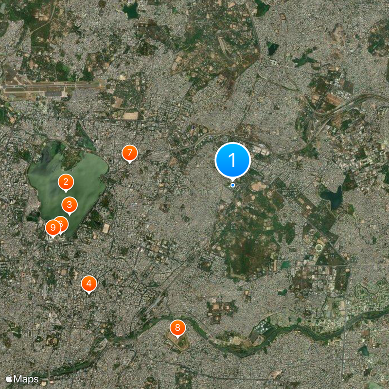 English and Foreign Languages University Map