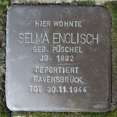 Stolperstein dedicated to Selma Englisch
