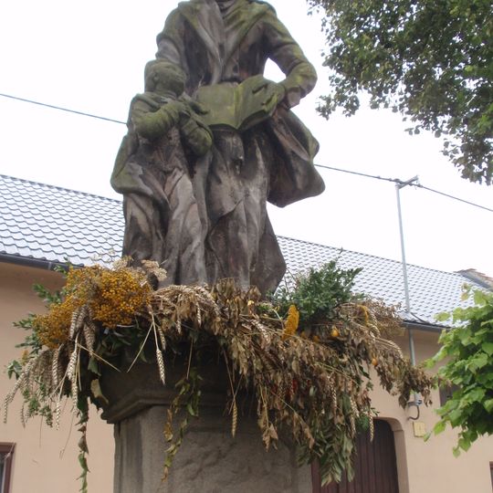 Sochy svatého Václava a svaté Anny