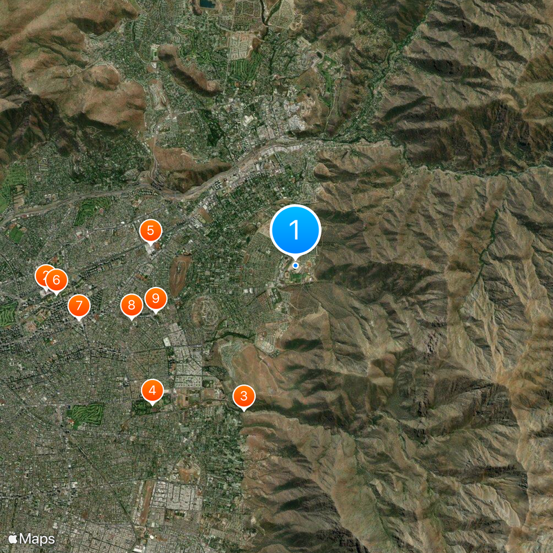 Estadio San Carlos de Apoquindo Carte