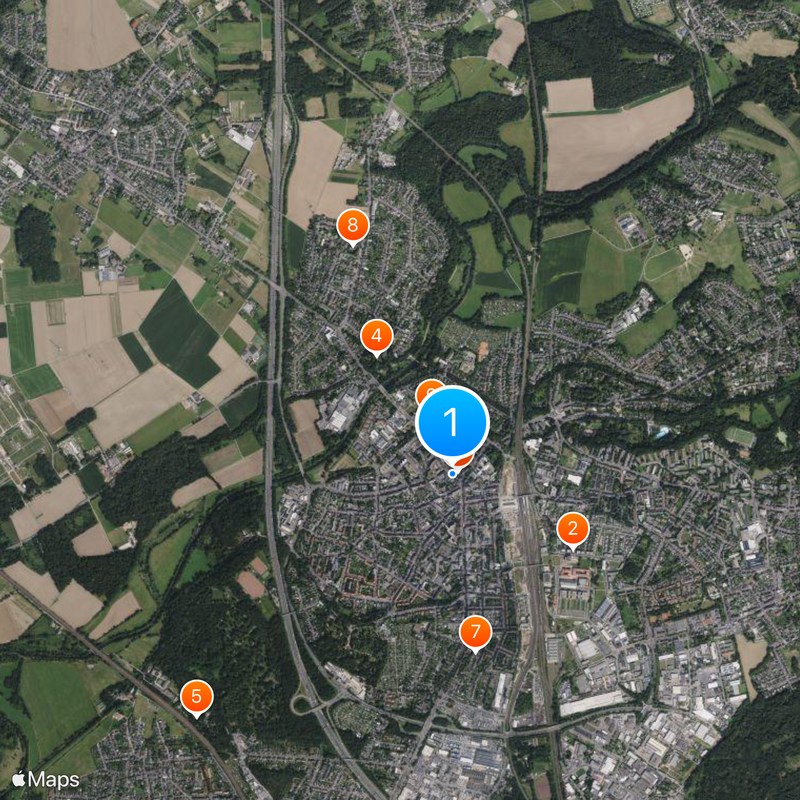 Opladen Map