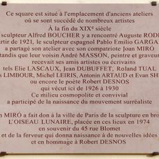 Commemorative plaque