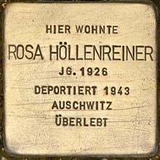Stolperstein dedicated to Rosa Höllenreiner