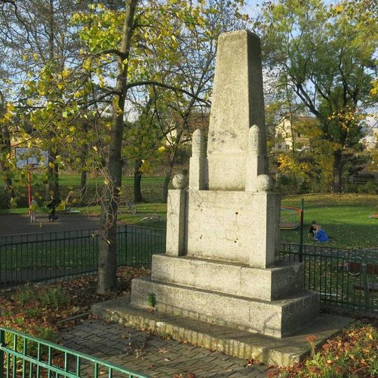 Pomník padlým v 1.světové válce v obci Lužice