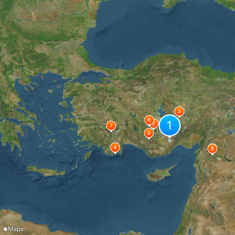 Regione del Mar Mediterraneo Mappa