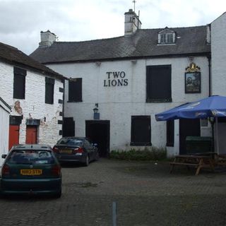 Two Lions public house and integral stables