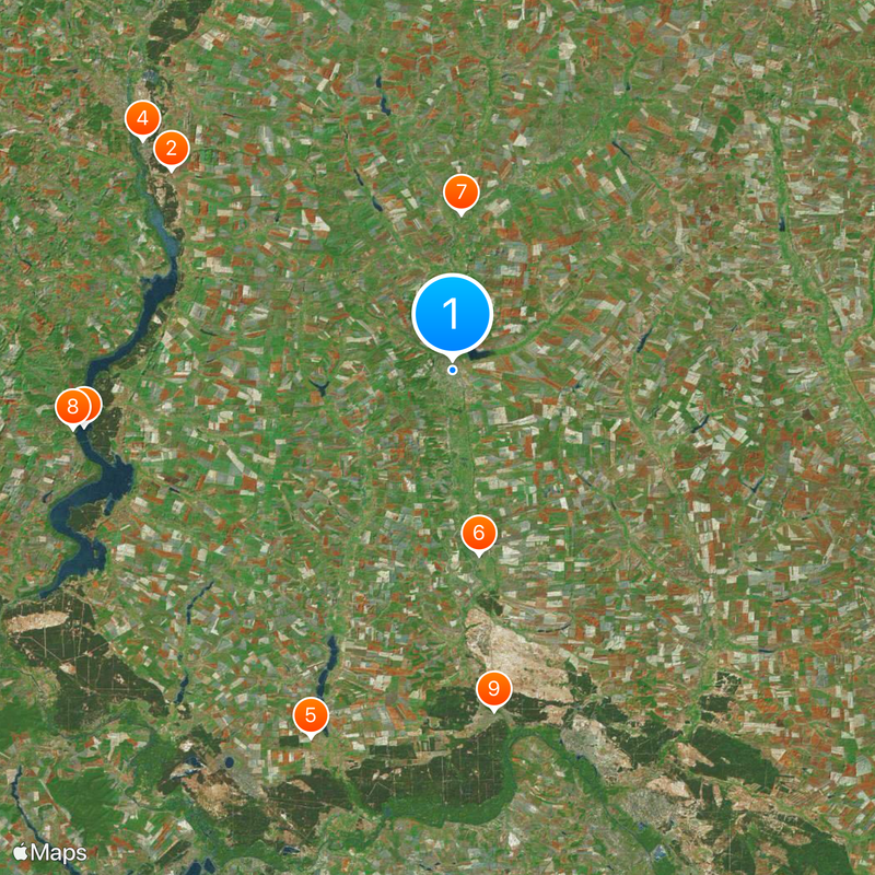 Svatove Map