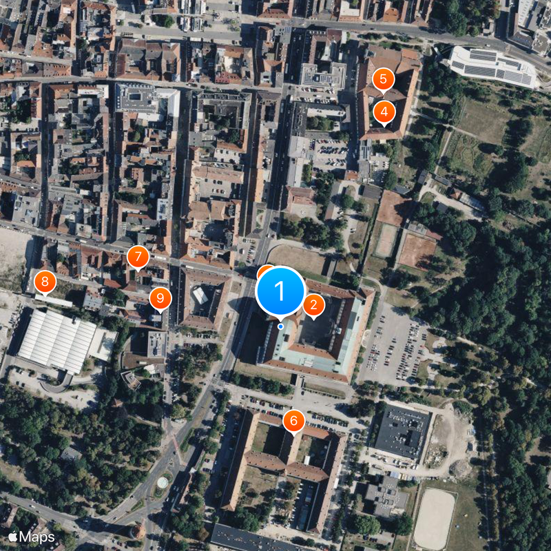 Theresian Military Academy Map