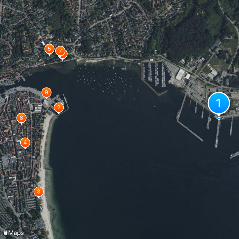 Naval Base Eckernförde Map