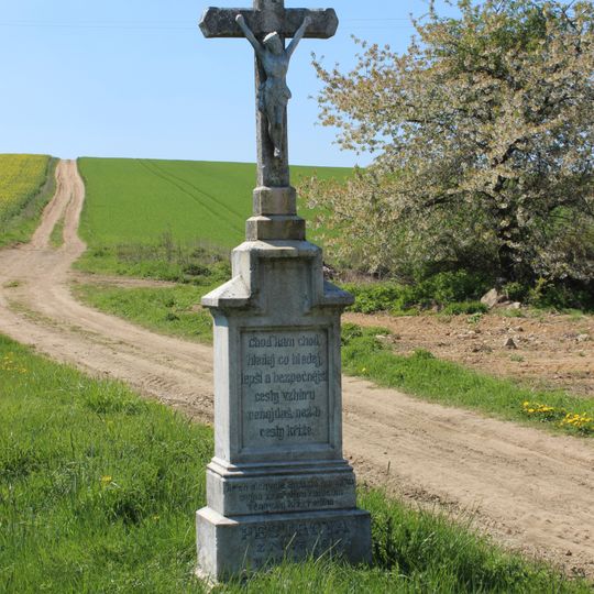 Wayside cross in Kuřimská Nová Ves