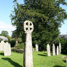 Medieval churchyard cross in Laneast churchyard