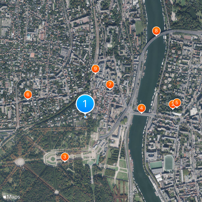 Parc Montretout Kaart