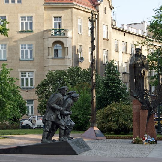 Jozef Pilsudski monument in Kraków