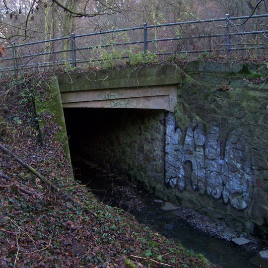 Bridge of V lučinách street over the Zátišský potok