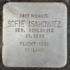 Stolperstein dedicated to Sofie Isakowitz