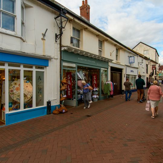 Premises Occupied By Baskerville House  Premises Occupied By Charles Wood, Jeweller  Premises Occupied By La Boutique  Premises Occupied By Lake's, Plumbers  Premises Occupied By Ruths