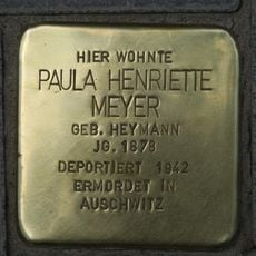 Stolperstein en memoria de Paula Henriette Meyer