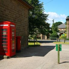 K6 Telephone Kiosk Adjacent To Village Post Office