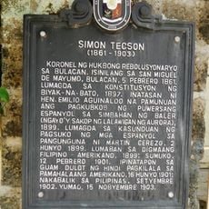 Simon Tecson historical marker
