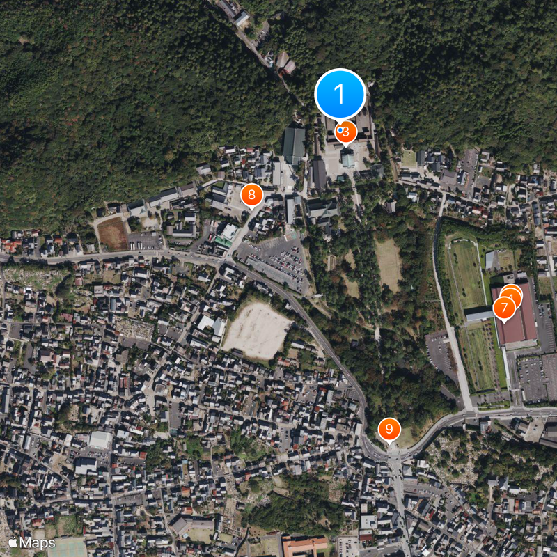 Santuário de Izumo Mapa