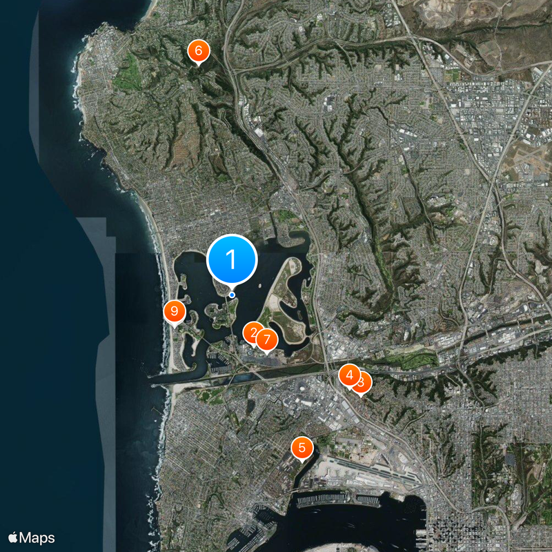 Mission Bay Map