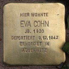 Stolperstein en memoria de Eva Cohn