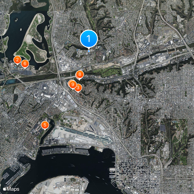 University of San Diego School of Law Map