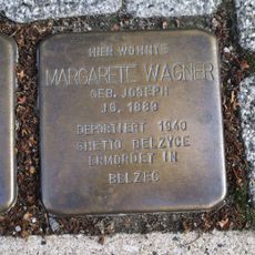 Stolperstein dedicated to Margarete Wagner
