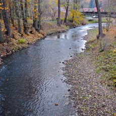 Železniční most přes Svatavu západně od zastávky Svatava zastávka