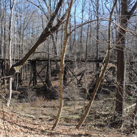 Delta Trestle Bridge, Maryland and Pennsylvania Railroad