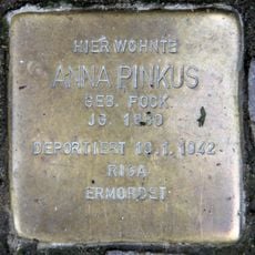 Stolperstein dedicated to Anna Pinkus