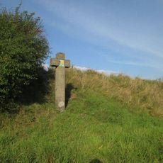 Kříž na křížové cestě u Počepic - 4. zastavení