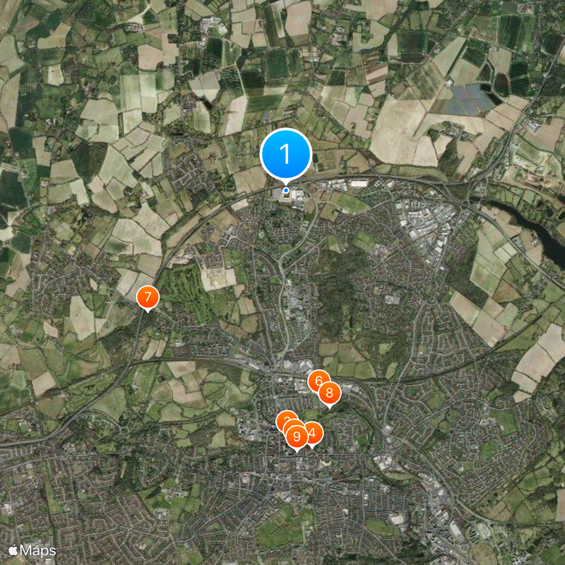Colchester Community Stadium Map