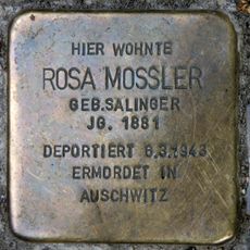 Stolperstein en memoria de Rosa Mossler
