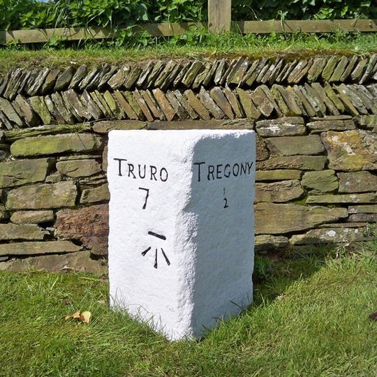 Milestone Approx 36M North Of Cornelly Lodge