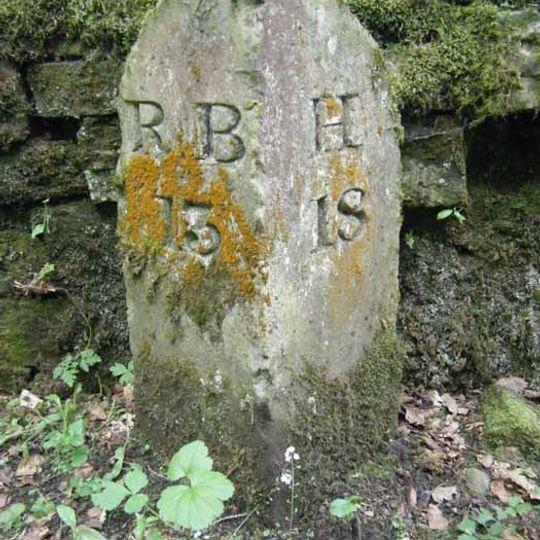 Milestone 50 Metres North Of Gate To Wallington Car Park