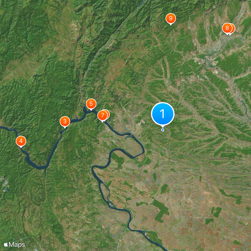 Mehedinți County Map