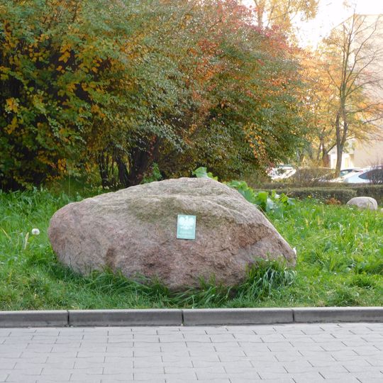 Granit szary średnioziarnisty przy ulicy Mozarta 10