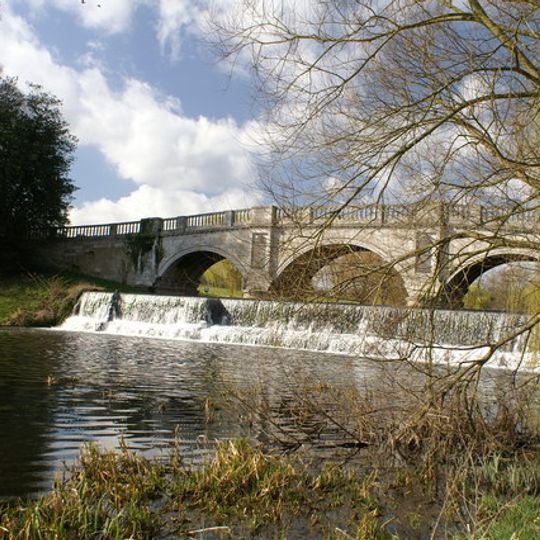 Bridge Over The Lake At Brocket Hall