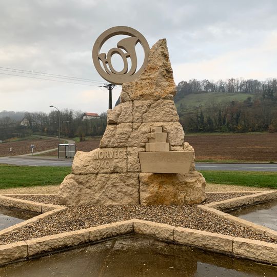 War memorial of High Mountain Brigade and the Norwegian Military Campaign
