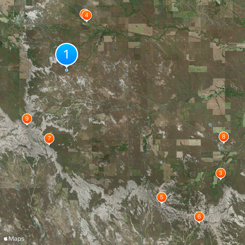 Minuteman Missile National Historic Site Mapa