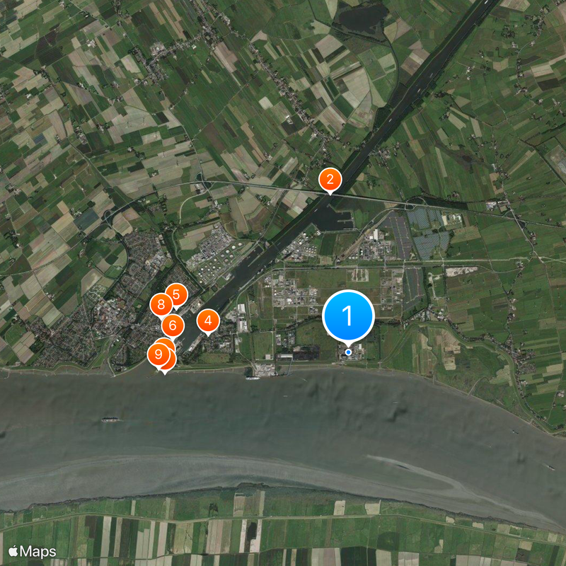 Brunsbüttel Nuclear Power Plant Map